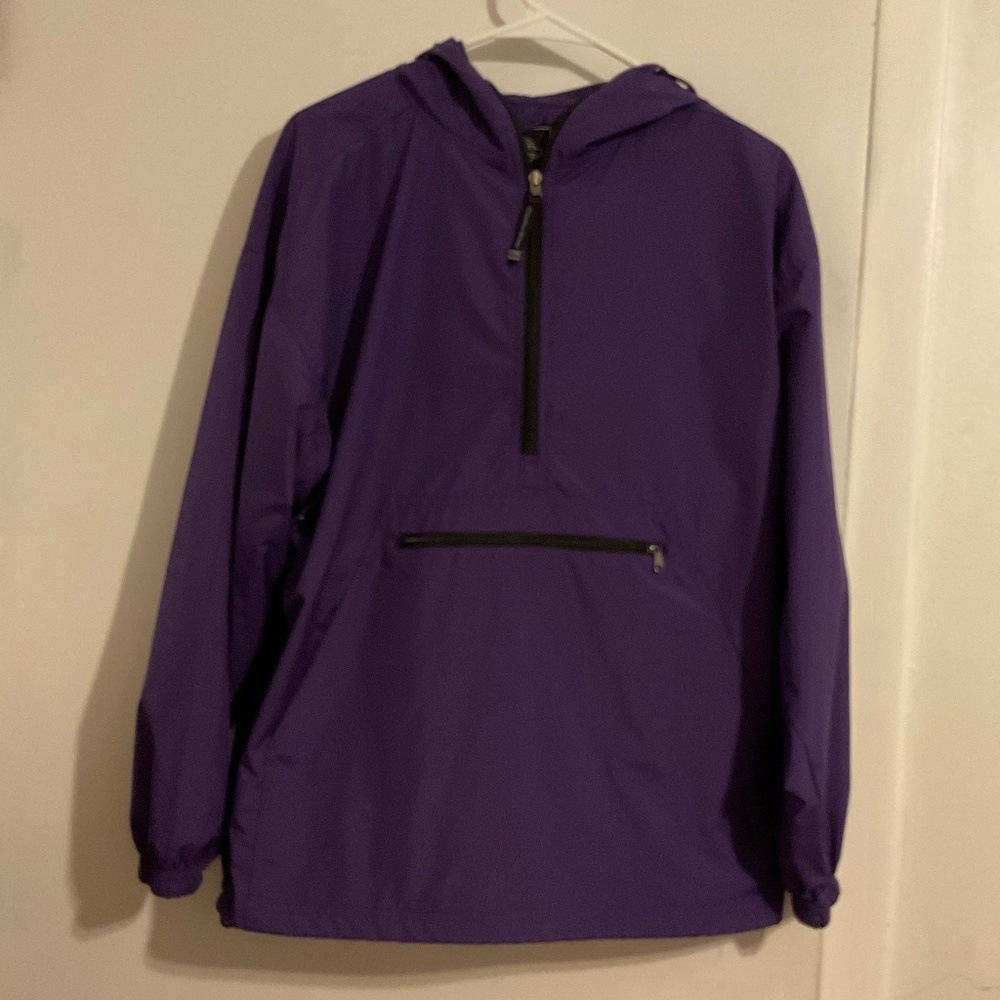 Purple Charles River Windbreaker